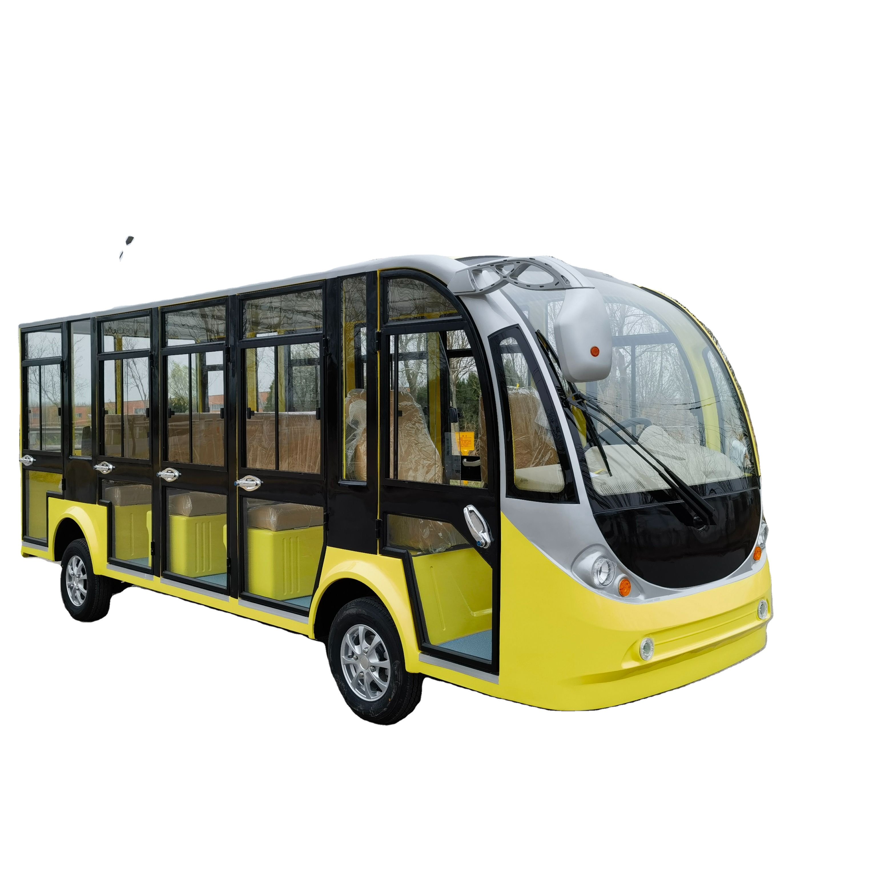 72v 14-Person Electric Sightseeing Bus Mini Tourism Cart for Groups for Sightseeing and Tourist Car